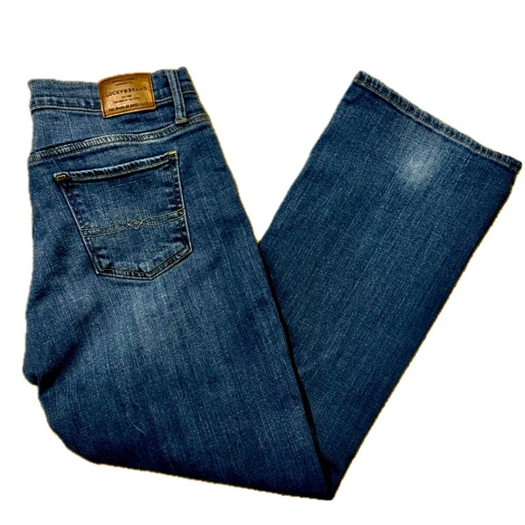 Lucky Brand Women’s Easy-Rider Boot Cut Medium Wash Blue Denim Jeans Size 8 - Picture 2 of 8